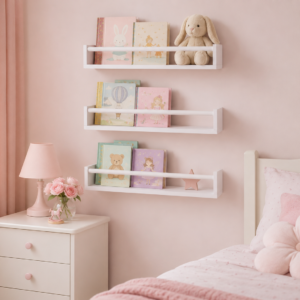 Półka do pokoju dziecka w stylu skandynawskim 60 cm 3 sztuki