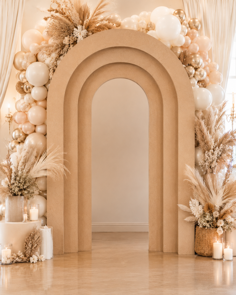 Ścianka balonowa portal - surowa mdf