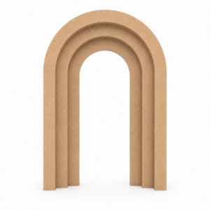 Ścianka balonowa portal - surowa mdf